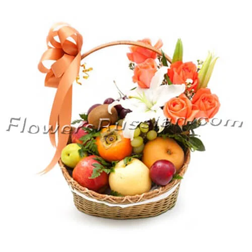Lovers Basket, Flower Delivery to Russia, FlowersRussian