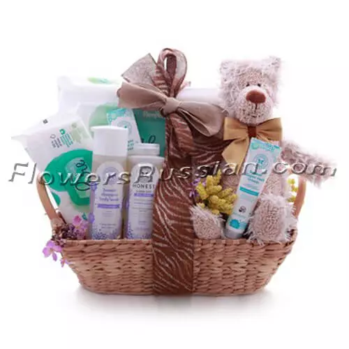 Bouncing Baby Basket, Flower Delivery to Russia, FlowersRussian