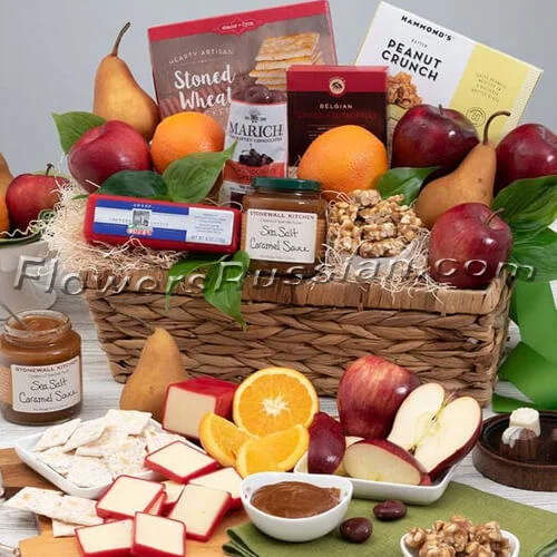 Orchard Fruit Gift Box, Flower Delivery to Russia, FlowersRussian