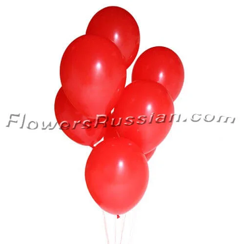 Red Balloon Bouquet, Flower Delivery to Russia, FlowersRussian