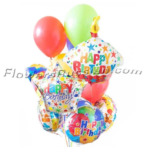 Birthday Balloons, Flower Delivery to Russia, FlowersRussian