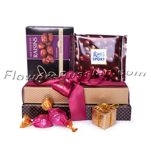 Traveling Chocolates, Flower Delivery to Russia, FlowersRussian