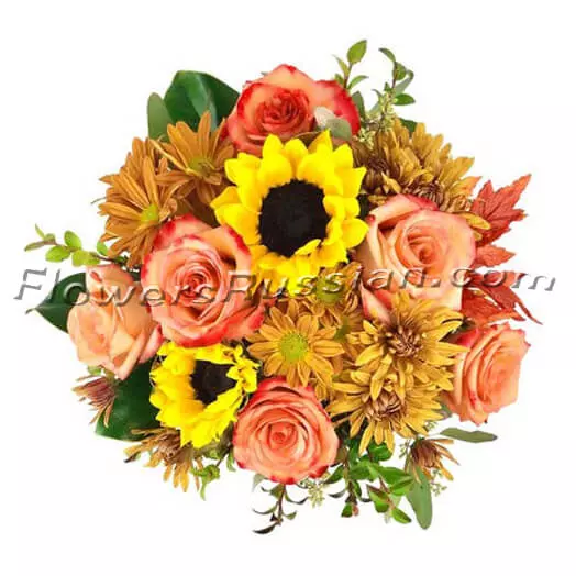 The Most Appealing Autumn Arrangement, Flower Delivery to Russia, FlowersRussian