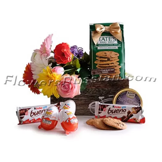 Basket of Goodies, Flower Delivery to Russia, FlowersRussian