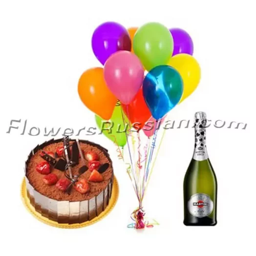 Vibrant Party Pack, Flower Delivery to Russia, FlowersRussian