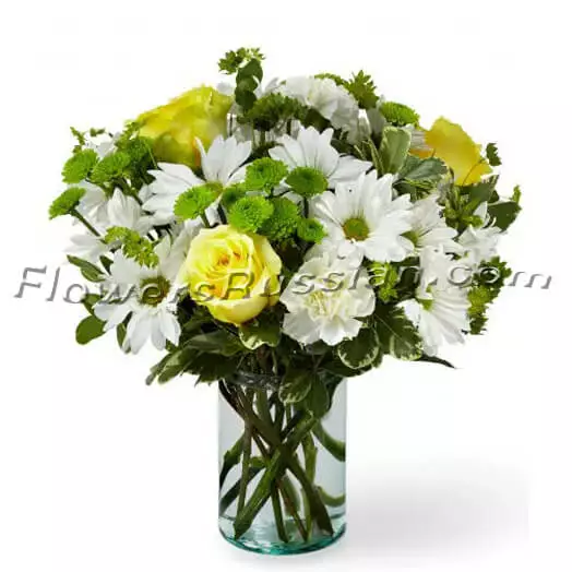 The Happy Day Bouquet, Flower Delivery to Russia, FlowersRussian
