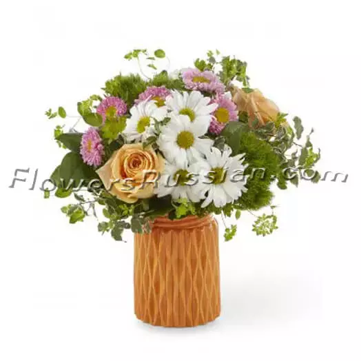 Soft & Pretty Bouquet, Flower Delivery to Russia, FlowersRussian