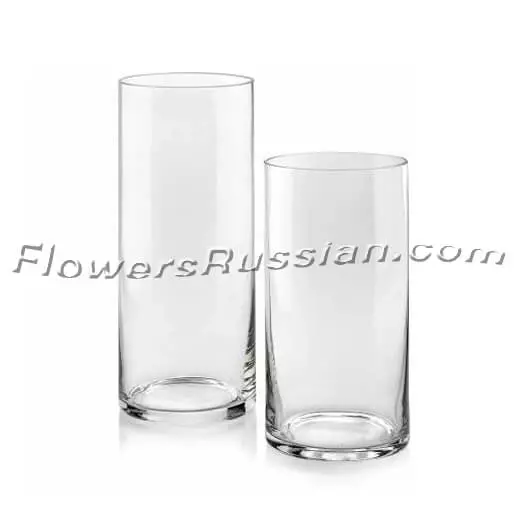 Mulch Masters Cylinder Glass Flower Vase