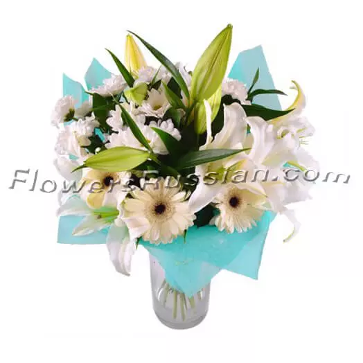 Send Women's Day Flowers and Gifts to Russia • FlowersRussian 15 • FlowersRussian