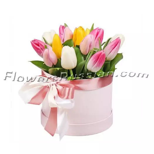 15 Tulips In A Box