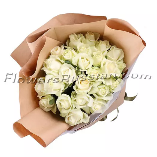 Bouquet 25 White Roses