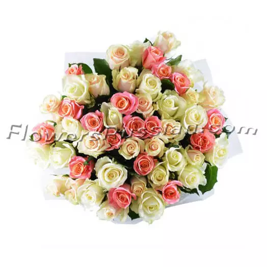 Bouquet The Tender Compliment 51 Roses