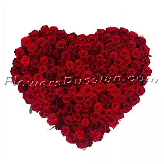 Rose Heart (145 Roses)