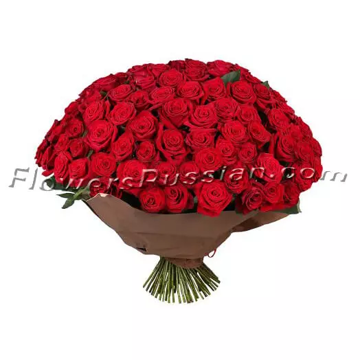 Bouquet Seduction (101 roses) to USA